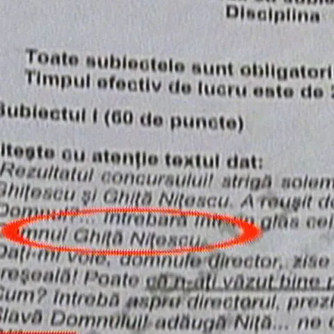 Unul dintre subiectele la teza cu subiect unic la limba română a fost greşit