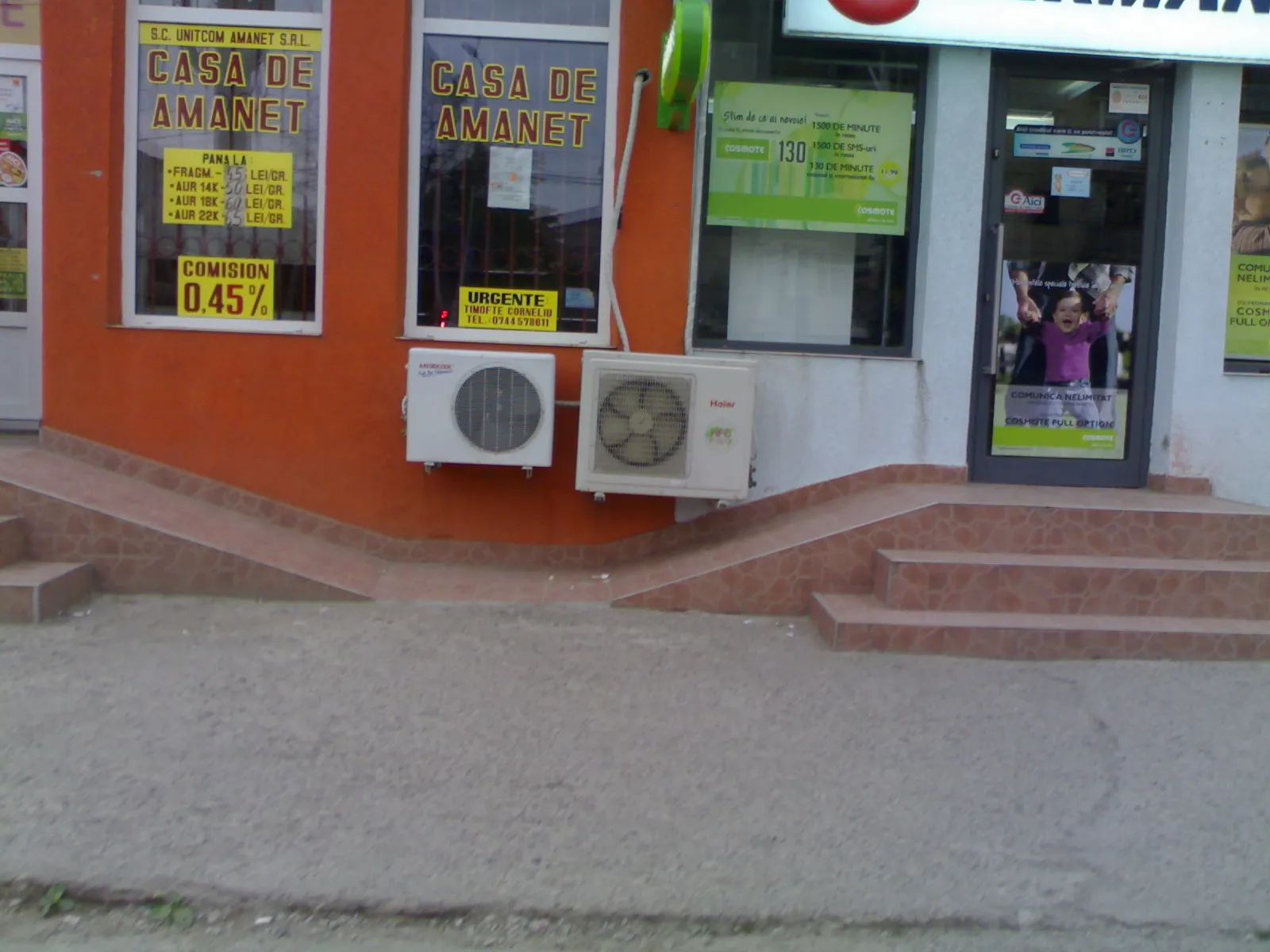 Rampa pentru persoanele cu handicap este de neutilizat