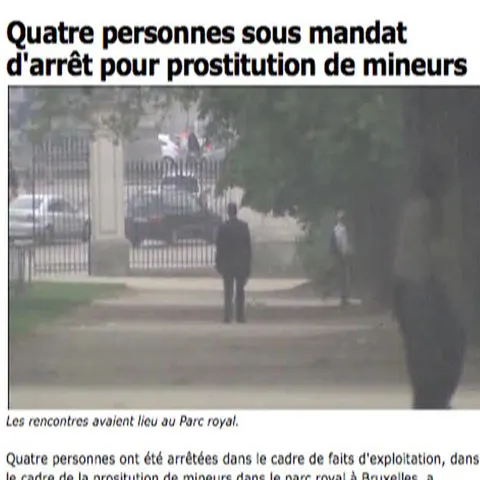 Trei pedofili au fost arestaţi în Parcul Regal din Bruxelles