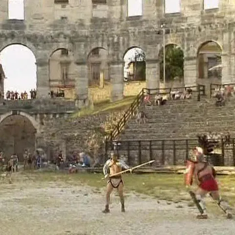 În Croaţia au fost organizate lupte cu gladiatori