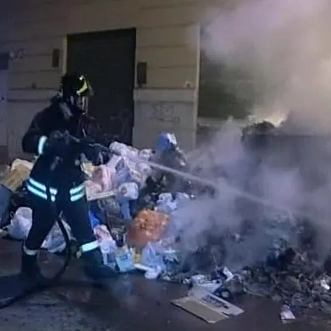Oraşul Palermo e plin de gunoaie din cauza grevei muncitorilor de la salubrizare