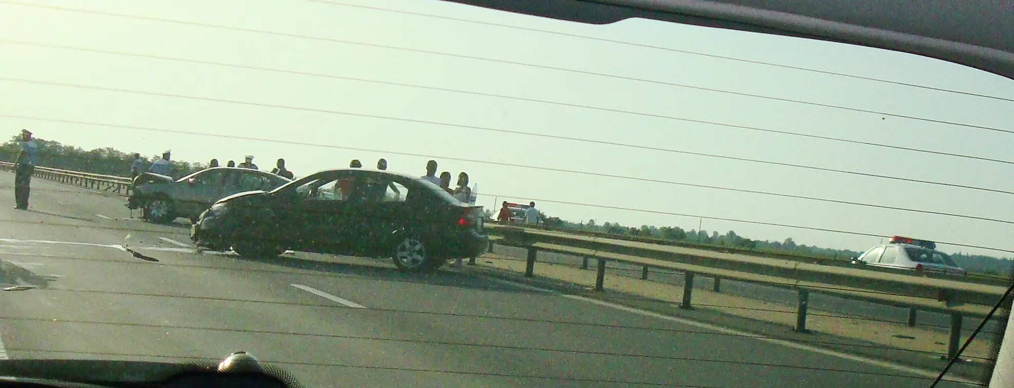 Accident pe A1