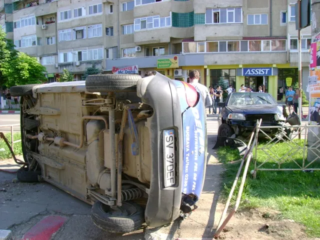 Accident în Botoşani