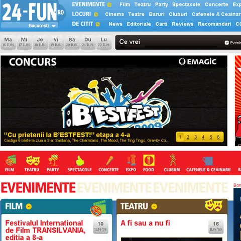 24-FUN şi F5 lansează versiunea web 2.0 a ghidului de divertisment 24FUN