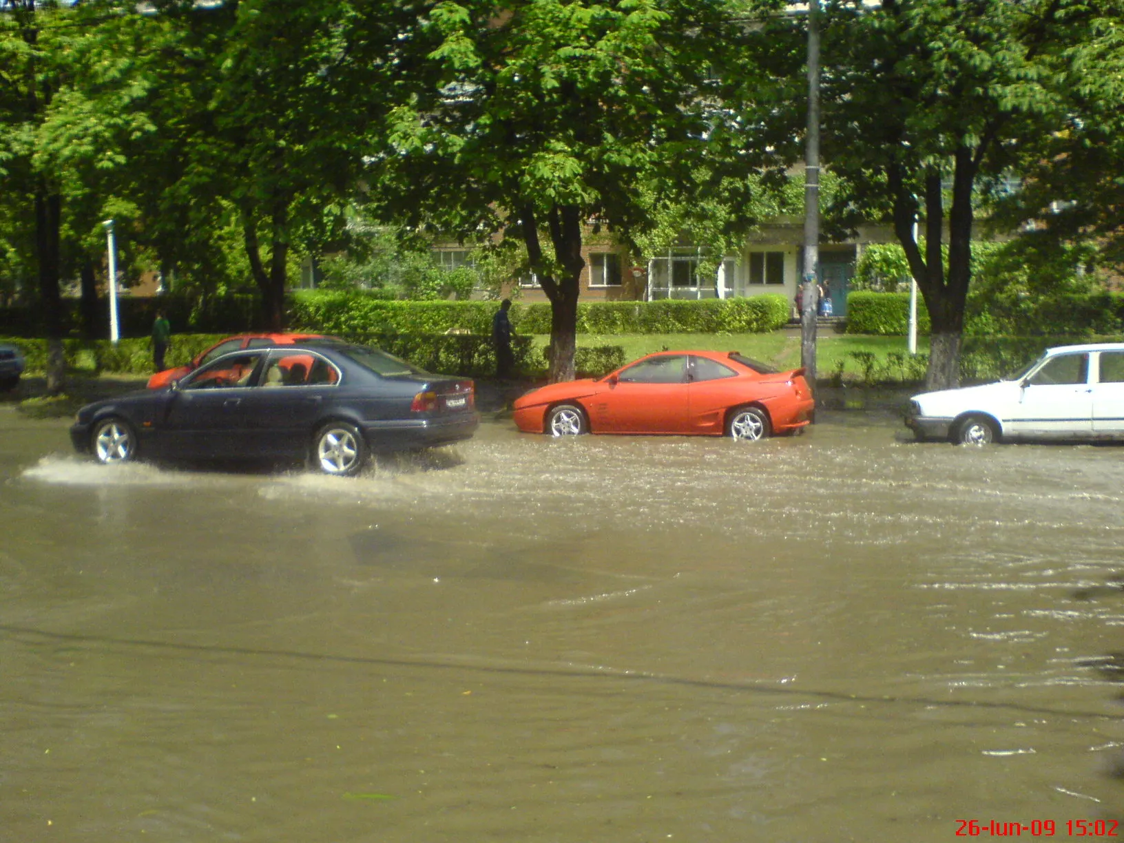Ploaie torenţială la Hunedoara