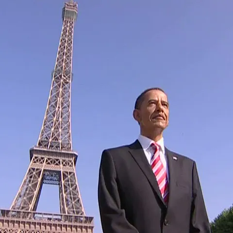 Franţa a dedicat o statuie de ceară preşedintelui Obama