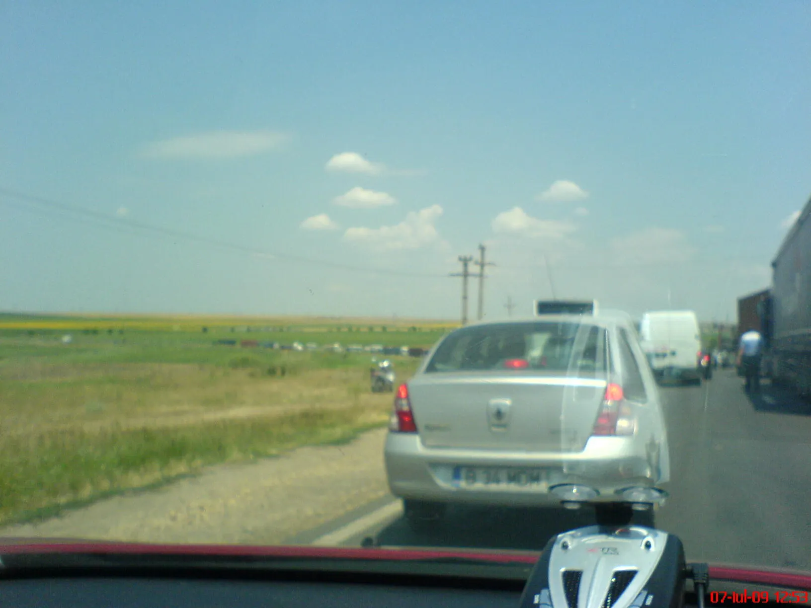 Accident Medgidia, trafic blocat
