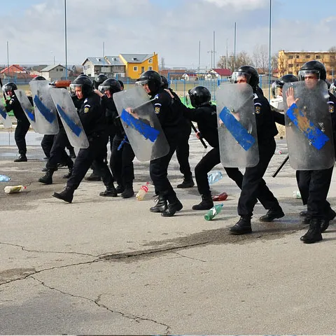 Liga Europa: Peste 500 de jandarmi vor asigura securitatea la meciul Steaua - Ujpest