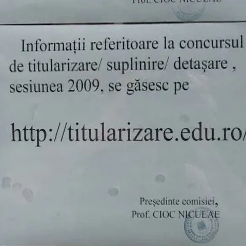 Rezultatele la titularizare s-au afişat în mai multe judeţe din ţară