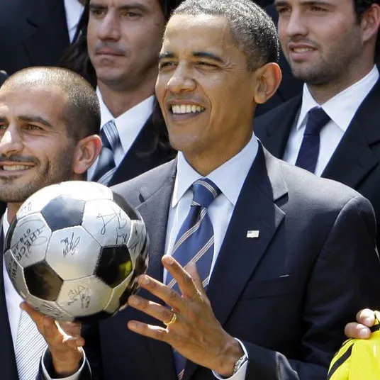 Obama a făcut jonglerii cu mingea pentru a susţine candidatura SUA la organizarea CM 2018 VEZI GALERIE FOTO