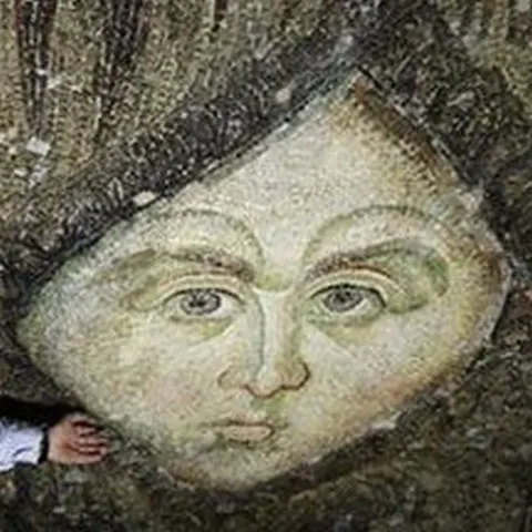 Înger, descoperit pe un mozaic în Hagia Sophia
