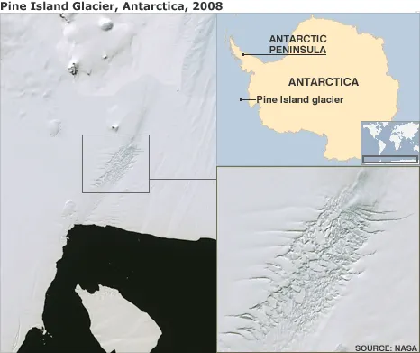 Unul dintre cei mai mari gheţari din Antarctica se topeşte de patru ori mai repede ca acum zece ani