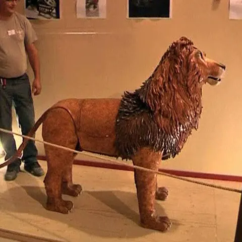 Leul mecanic proiectat de Da Vinci a fost construit după 500 de ani