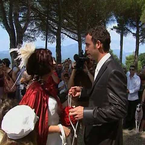 Doi italieni au avut 60 de câini ca invitaţi la nunta lor