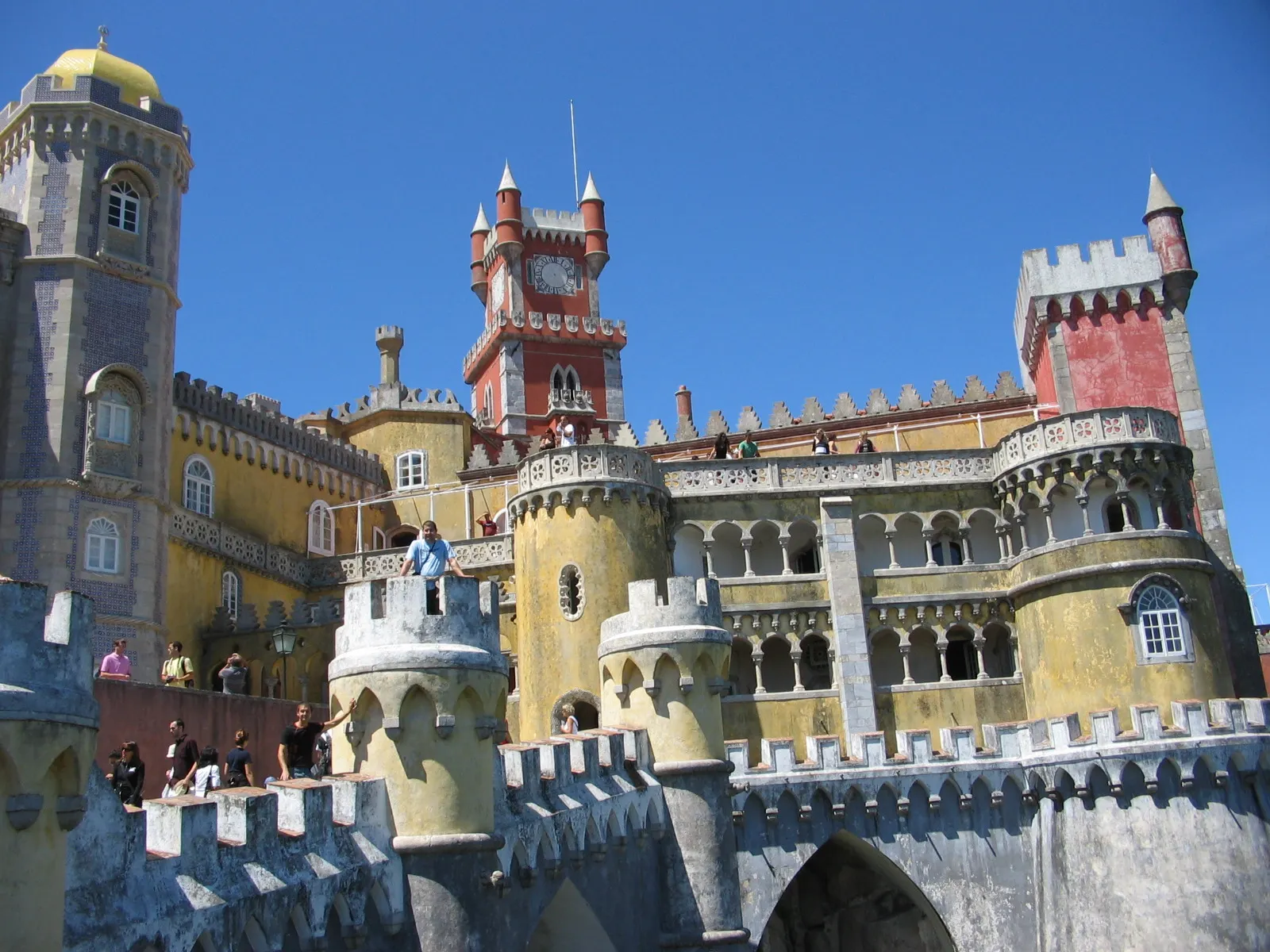 Palacio da Pena, Sintra, in apropiere de Lisabona