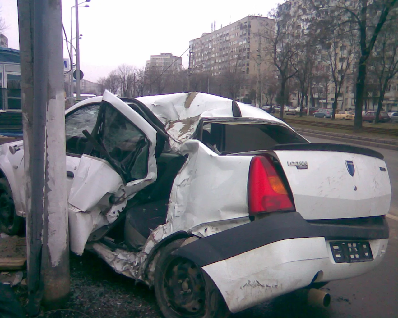 Accident în cartierul Ozana din Capitală