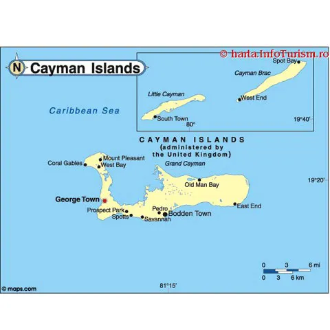 Insulele Cayman, celebru paradis fiscal, se află în pragul falimentului şi vor să introducă impozite