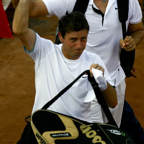 Andrei Pavel a spus adio tenisului într-un meci demonstrativ cu Goran Ivanisevic