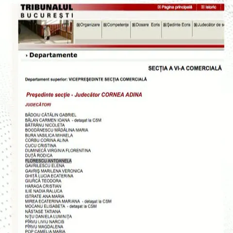 O judecătoare de la Tribunalul Bucureşti riscă să fie dată afară, după ce nu a mai venit la serviciu timp de 5 ani