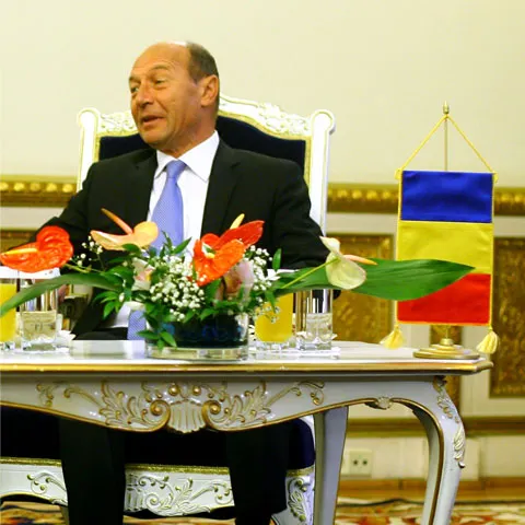 Preşedintele Traian Băsescu a discutat, la Cotroceni, cu liderii PSD şi PD-L