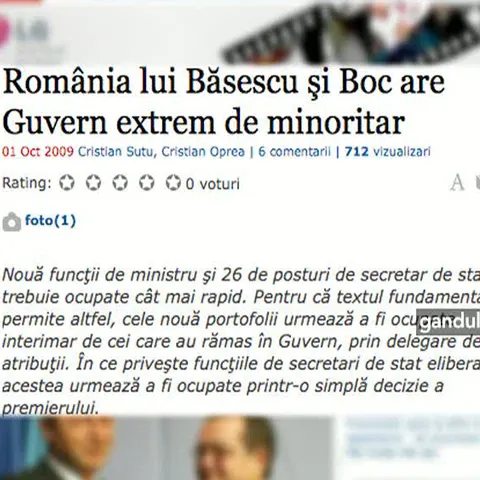 Cotidianul: D. Cioloş ar urma să fie secretar de stat în Ministerul Agriculturii