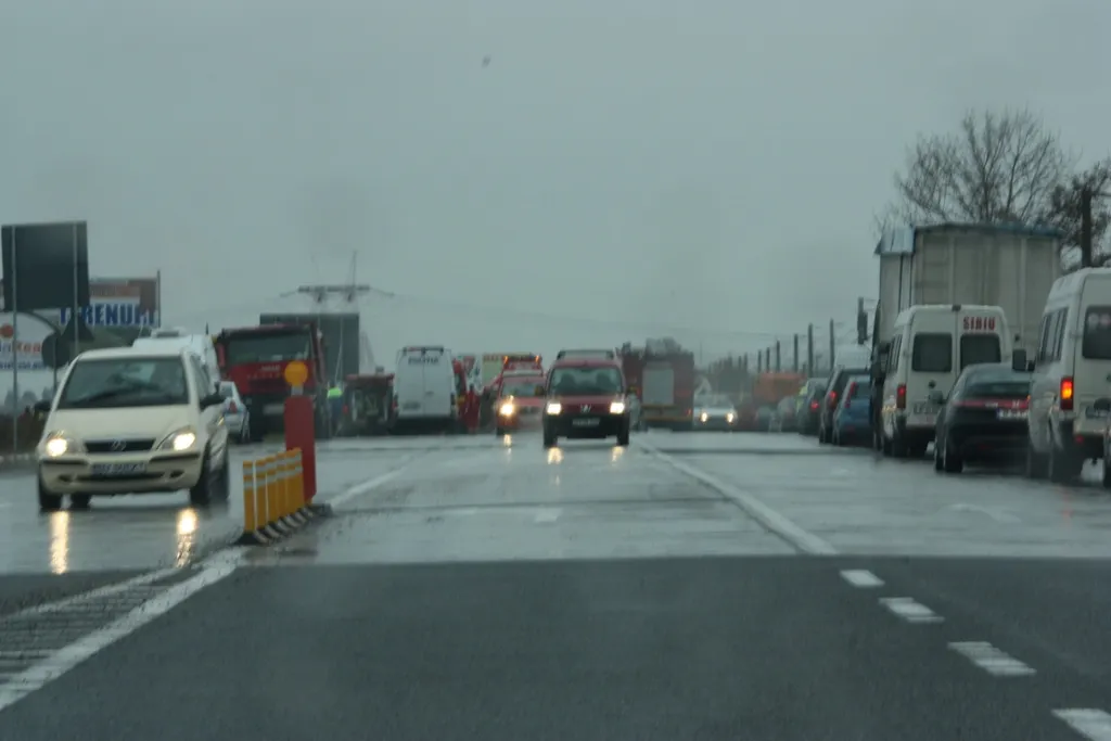 Accident pe DN11