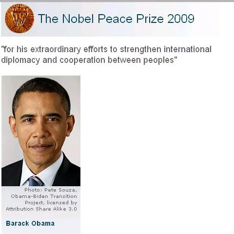 Nobelul lui Obama, controversat în viziunea analiştilor politici români