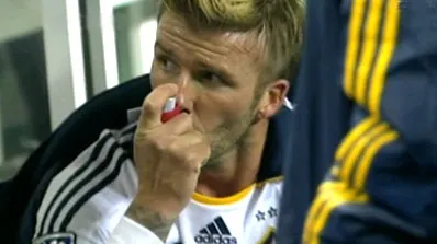 Beckham suferă de astm