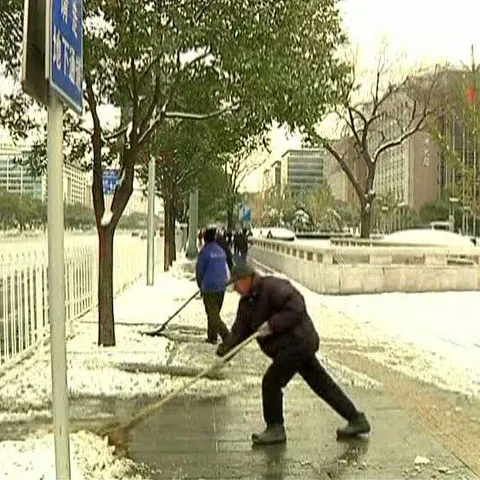 În Beijing a nins abundent, la începutul lunii noiembrie