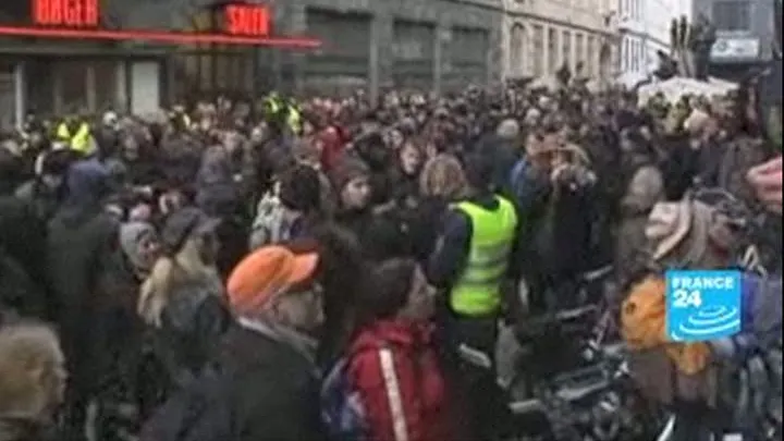 Peste 75 de persoane au fost arestate la Copenhaga, în timpul unui protest 