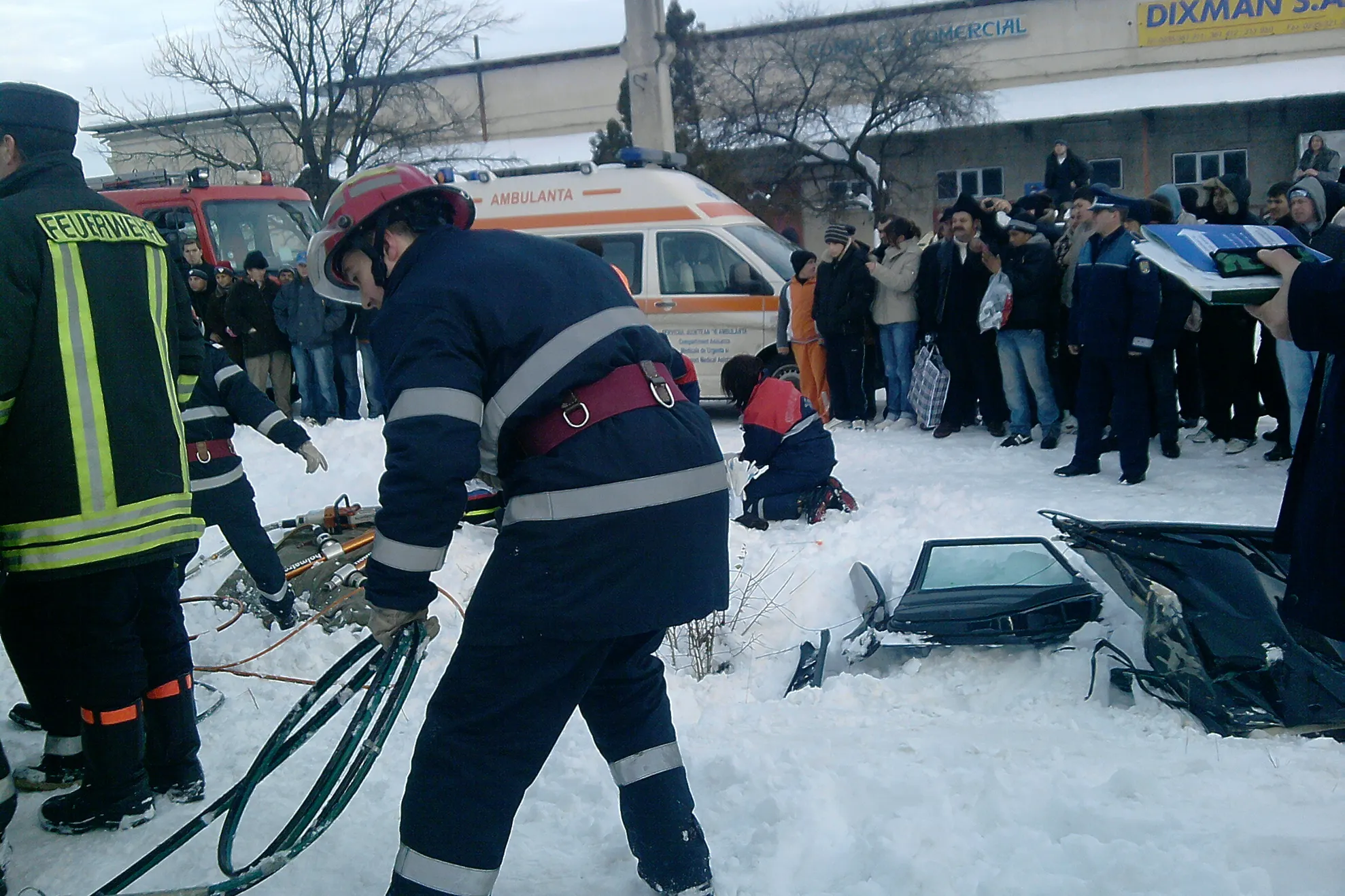 Accident feroviar la intrarea în judeţul Vaslui
