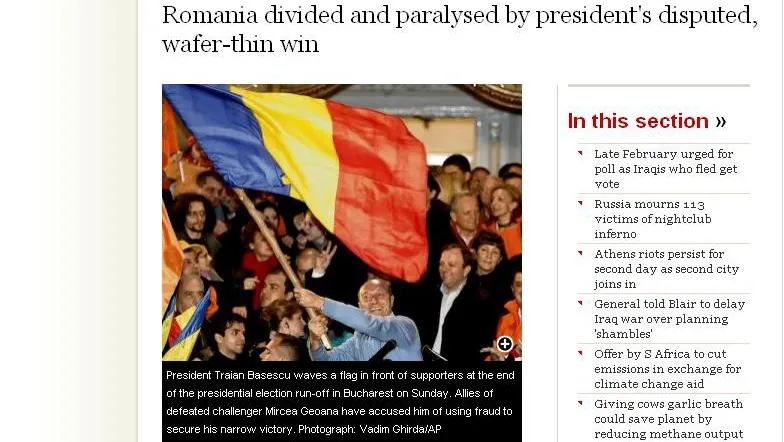 Jurnaliştii străini sunt pesimişti: o victorie fragilă care adânceşte criza din România