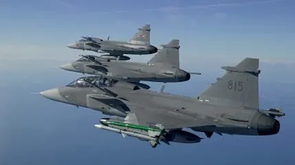 Avioane luptă Gripen - imagine de arhivă