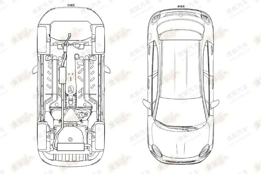 Cum va arăta Fiat 500X: Câteva schiţe de la oficiul pentru patente al Fiat au ajuns pe internet