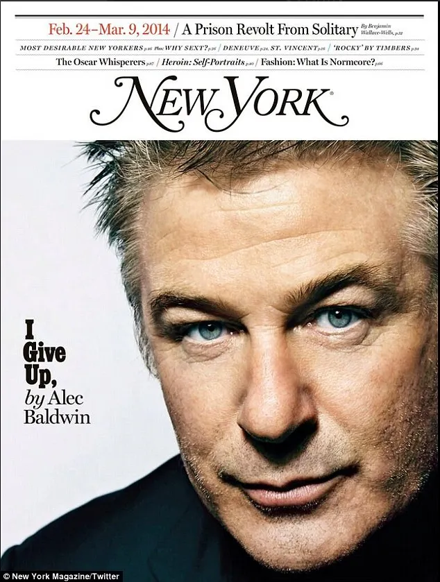 Alec Baldwin: "RENUNŢ". Actorul în vârstă de 55 de ani îşi dezvăluie planurile într-un interviu