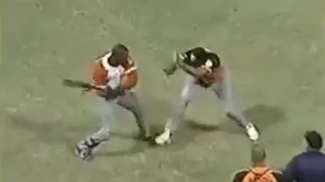 Bătaie generală la un meci de baseball