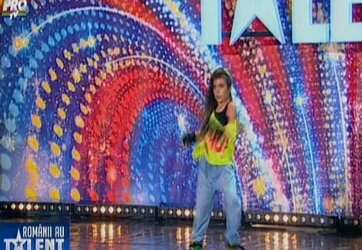 ROMANII AU TALENT. Puştoica de 11 ani care a cucerit totul în câteva secunde