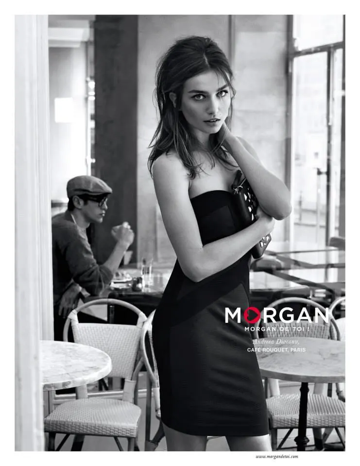 Modelul român ANDREEA DIACONU, noua imagine a unei mărci franceze