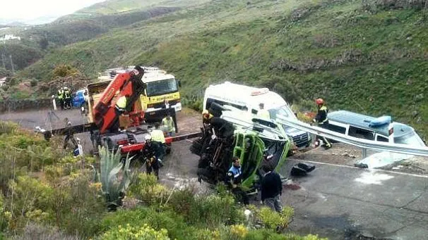 Accident GRAV de autocar: UN MORT şi DOI RĂNIŢI