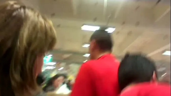 Scene halucinante într-un hypermarket