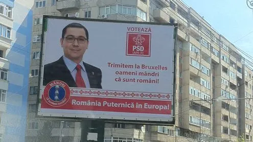 EUROPARLAMENTARE 2014. PONTA a furat startul. Panourile electorale au împânzit Ploieştiul