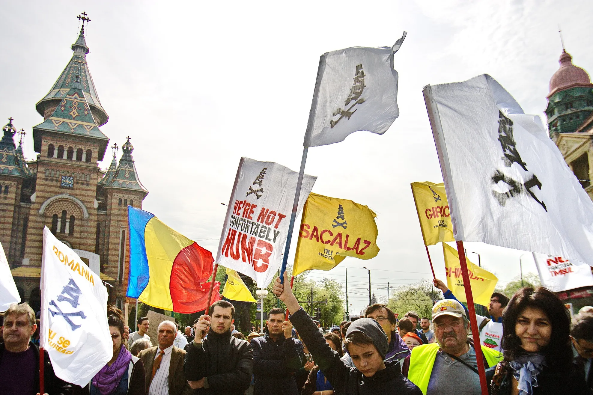 Proteste împotriva fracturării hidraulice la București și în mai multe orașe mari din țară