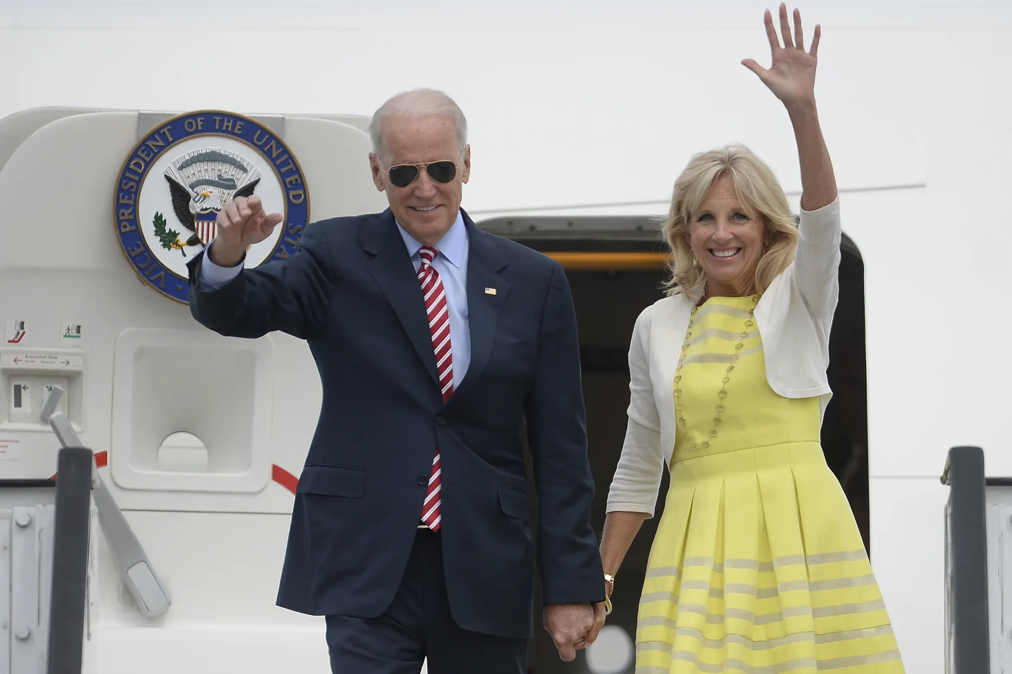 Soţia vicepreşedintelui american, Joe Biden, îşi petrece ziua cu Maria Băsescu