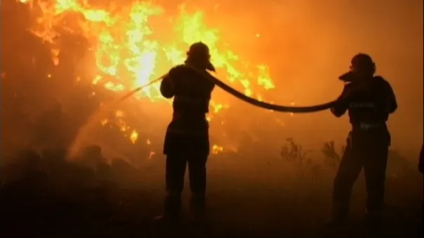 INCENDIU VIOLENT lângă Ierusalim
