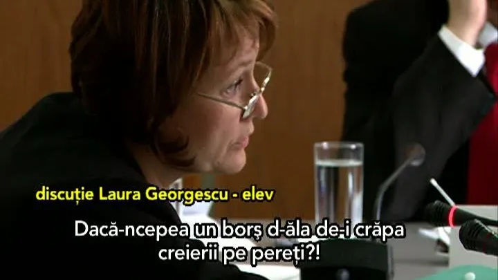 Şefa CNA, Laura Georgescu, VIOLENTĂ VERBAL cu elevii