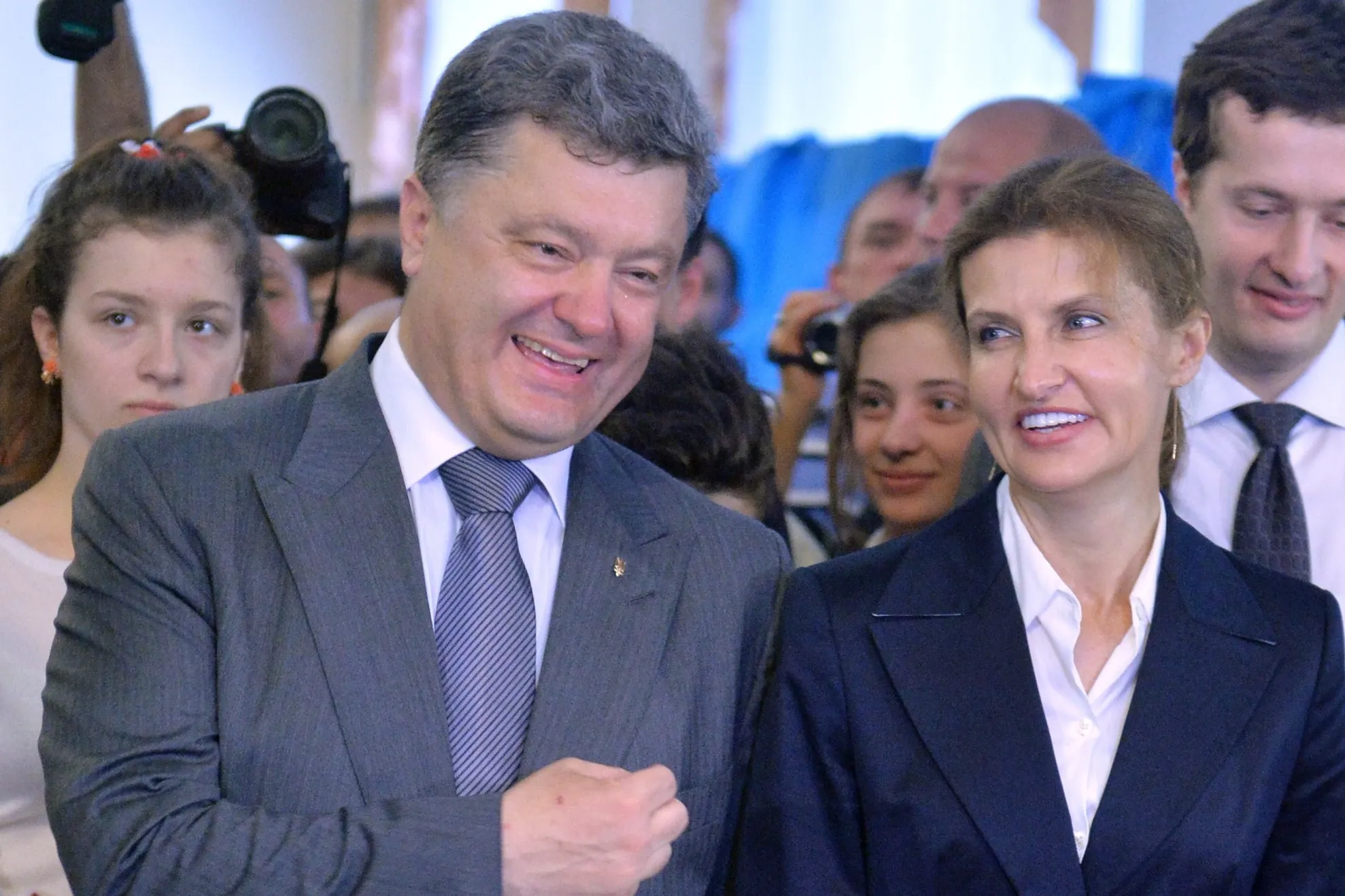 Ucrainenii, entuziasmaţi de noua lor Primă Doamnă