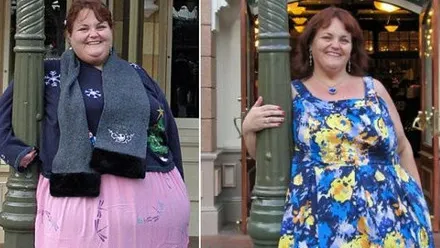 Yoga a ajutat-o să slăbească peste 70 de kilograme