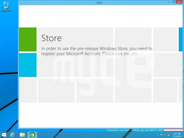 Primele imagini cu Windows 9