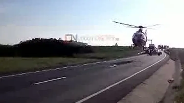 ACCIDENT GRAV de circulație. Un copil "a zburat" prin geam