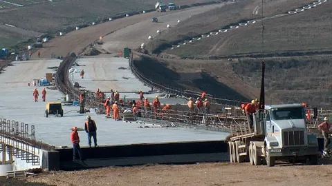 AUTOSTRADA TRANSILVANIEI. Imagini aeriene cu tronsonul Gilău-Nădăşel